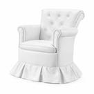 Cadeira Poltrona Balanço Amamentação Confortável Quarto Descanso Sala Leitura material sintético Cor:material sintético Branco