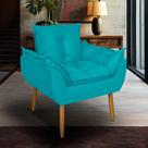 Cadeira Poltrona Decorativa Opala Luxo Recepção Sala Quarto