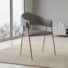 Cadeira Poltrona para Sala Estofado Base