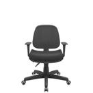 Cadeira premium executiva backplax plus base standard diretor com costura braço regulável pp