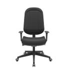Cadeira premium presidente backplax plus base standard com costura braço regulável pp