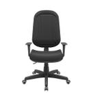 Cadeira premium presidente backplax plus base standard com costura braço regulável pp