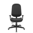 Cadeira premium presidente backplax plus base standard com costura braço regulável pp