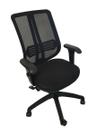 Cadeira Presidente Ergonômica Base Giratória Nylon Tela Mesh New Pr Work Led