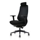 Cadeira Presidente Ergonômica SmartConfort Preta com Apoio de Cabeça para Escritório e Home Office