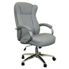 Cadeira Presidente Estofada Boss Cinza B.Hoff Mobile Cadeira Presidente Estofada Boss Cinza B.Hoff Mobile