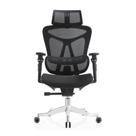 Cadeira Presidente Premium telada braço 5D Syncron AlumínioG0013