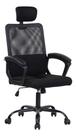Cadeira Presidente Preta Com Encosto 100 Kg 113x59x58 Cm