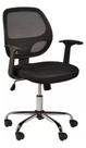 Cadeira Presidente Preta Importada 110 Kg 98x59x55 Cm
