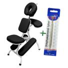 Cadeira Quick Massage Legno Portátil Dobrável Shiatsu, Extrator Inox Duplo