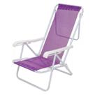Cadeira Reclinável 8 Posições 2290 Lilas Sannet MOR Cadeira Reclinável 8 Posições 2290 Lilas Sannet MOR