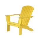 Cadeira Riverstone Cedar Adirondack Extra Larga Amarela com Mesa