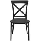 Cadeira Robust Cross Forte Plástico Cor Preto Cadeira Robust Cross Forte Plástico Cor Preto