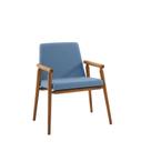 Cadeira Rodrigues Linho Azul Jeans 77x61x57cm Daf Mobiliário