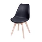 Cadeira Saarinen Wood Preta Cadeira Saarinen Wood Preta