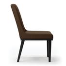 Cadeira Sala De Jantar Base Madeira Preto Kit 10 Sofia Suede D03 - D'rossi Cor Marrom Cadeira Sala De Jantar Base Madeira Preto Kit 10 Sofia Suede D03 - D'rossi Cor Marrom