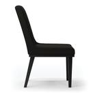 Cadeira Sala De Jantar Base Madeira Preto Kit 10 Sofia Suede D03 - D'rossi Cor Preto Cadeira Sala De Jantar Base Madeira Preto Kit 10 Sofia Suede D03 - D'rossi Cor Preto