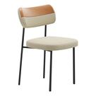Cadeira Sala de Jantar Lila Estofada material sintético Whisky Linho Bege - Abmaza Cadeira Sala de Jantar Lila Estofada material sintético Whisky Linho Bege - Abmaza