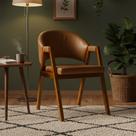 Cadeira Sala de Jantar Premium com Braço Madeira Maciça Movellu Home