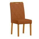 Cadeira Sala Jantar Sarah Kit 2 Ype/Bouclé Damasco