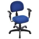 Cadeira Secretária Com Back System Linha Robust Azul Cadeira Secretária Com Back System Linha Robust Azul