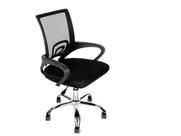Cadeira Secretária Giratória De Escritório Mesh Ergonômica Preta Cadeira Secretária Giratória De Escritório Mesh Ergonômica Preta