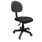 Cadeira Secretaria Giratória Tecido Preto