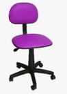 Cadeira Secretária Laminada Ibiza Pistão a Gás Corano Roxo