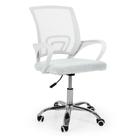 Cadeira Secretária Office em Tela Mesh Base Giratória - Cor Branco Cadeira Secretária Office em Tela Mesh Base Giratória - Cor Branco