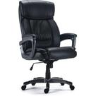 Cadeira STAPLES Lockland Bonded Leather Big & Tall preta
