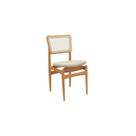 Cadeira Stela com Tela Sala de Jantar Premium Bege/Areia