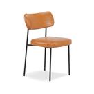 Cadeira Stela de Jantar material sintético Whisky - Vallisa Decor