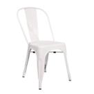 Cadeira Tolix Sem Braços - Cor Branca Off White Cadeira Tolix Sem Braços - Cor Branca Off White