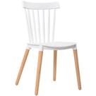 Cadeira Toquio Sala de Jantar Branco R02 - D'Rossi