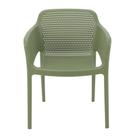 Cadeira Tramontina Gabriela Eco Em Polipropileno Oceano Clean Verde Oliva