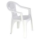 Cadeira Tramontina Ilhabela Basic Com Braços Em Polipropileno Branco Tramontina Cadeira Tramontina Ilhabela Basic Com Braços Em Polipropileno Branco Tramontina