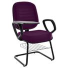 Cadeira Universitária Com Prancheta Linha Blenda Roxo Cadeira Universitária Com Prancheta Linha Blenda Roxo