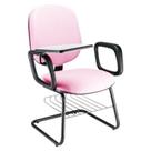 Cadeira Universitária Com Prancheta Para Escolas Linha Uno Rosa Cadeira Universitária Com Prancheta Para Escolas Linha Uno Rosa