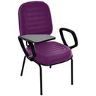 Cadeira Universitária Diretor Gomada Linha Blenda Roxo Cadeira Universitária Diretor Gomada Linha Blenda Roxo