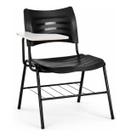 Cadeira Universitária Plástica Prancheta MDF - COR PRETO - MRPLAST - 34014