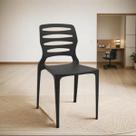 Cadeira Ville 12 Preta Design Moderno, Conforto e Estilo para Ambientes Internos