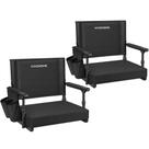 Cadeira VIVOHOME Stadium Seats, pacote com 2 assentos com almofada e porta-copos