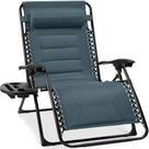 Cadeira Zero Gravity Best Choice Products, acolchoada de grandes dimensões