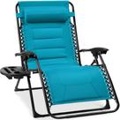 Cadeira Zero Gravity Best Choice Products Oversize Aqua Blue