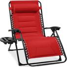 Cadeira Zero Gravity Best Choice Products Oversized Crimson