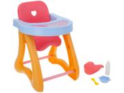 Cadeirão da Papinha para Bonecas Baby Ninos com Acessórios