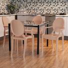 Cadeiras de Jantar Wind Plus Kappesberg 04 un UZ4003 cor Cappuccino