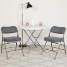 Cadeiras Dobráveis Acolchoadas Cinza Hercules Series da Flash Furniture