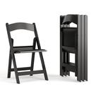 Cadeiras dobráveis Flash Furniture Hercules Series, conjunto de 4 pretas