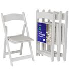 Cadeiras Dobráveis SIMPLEX em Resina Empilháveis com Assentos Acolchoados - Kit com 4